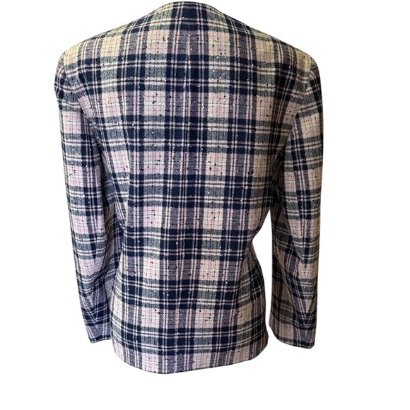 Pendleton classics wool blend tweed button up suit jacket blazer SZ 12 - Picture 6 of 10